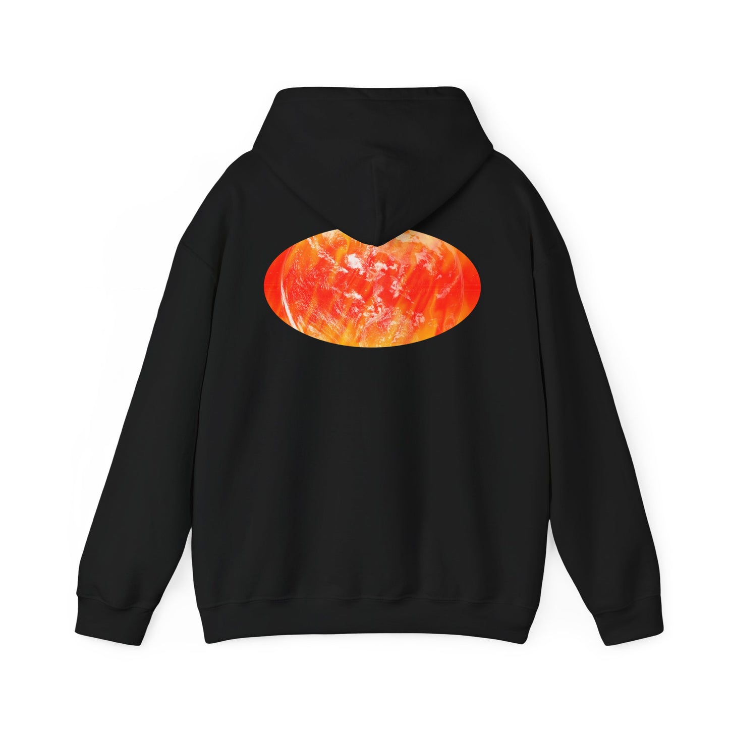 FIRE - Heavy Blend™ Hooded Sweatshirt (Black)