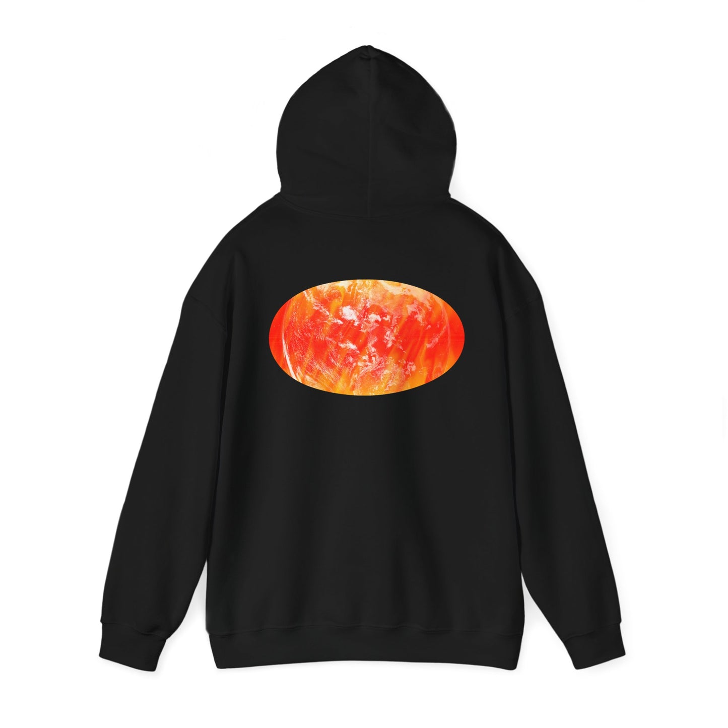 FIRE - Heavy Blend™ Hooded Sweatshirt (Black)